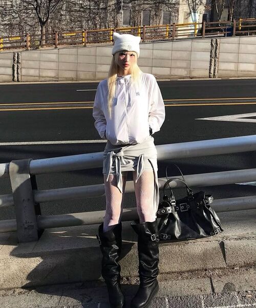 ROCKCAKE（ロックケーキ）の「Drape Wrap Mini Skirt - Gray（スカート・レディース・その他・SMALL）」の15枚目の写真