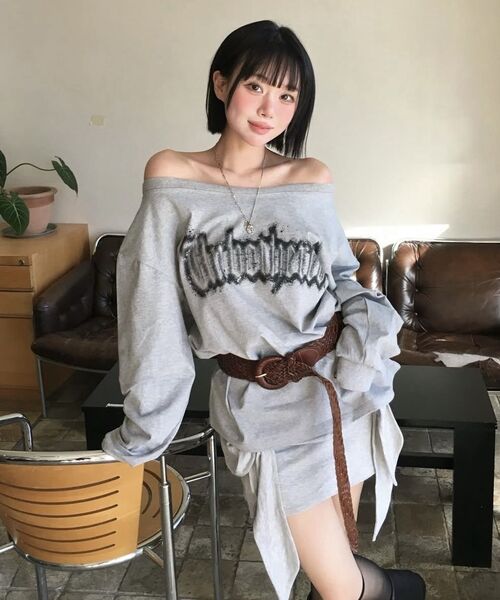 ROCKCAKE（ロックケーキ）の「Drape Wrap Mini Skirt - Gray（スカート・レディース・その他・SMALL）」の19枚目の写真
