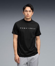 PUMA（プーマ）の「PUMA プーマ メンズ ゴルフ PB ロゴ モックネック 半袖 シャツ（Tシャツ/カットソー）」