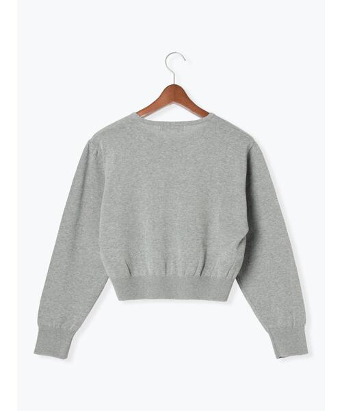 Te chichi(テチチ)の「コンパクトクルーネックニット【AOYAMA FASHION ASSOCIATION × Té chichi】(ニット/セーター・レディース・ネイビー/グレー・F)」の15枚目の写真