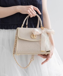 RANDA（ランダ）の「2WAY リボンチャームハンドバッグ（ハンドバッグ）」