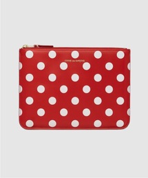 Wallet COMME des GARCONS（ウォレットコム デギャルソン）の「【DOTS PRINTED】LARGE ZIP POUCH（ポーチ）」
