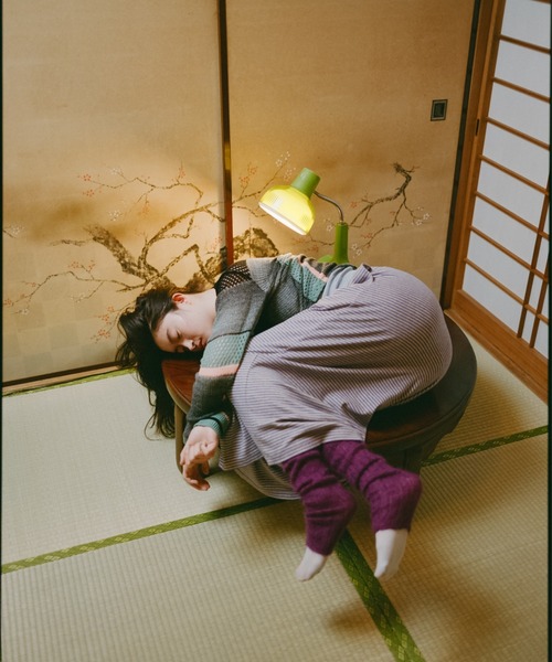 PAMM(パム)の「罫線のボーダースカート(スカート・レディース・レッド系/ブラウン系/ベージュ系・1/2)」の11枚目の写真
