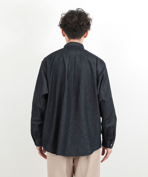 DANTON（ダントン）の「【DANTON】ダンガリー ドットボタン ボタンダウンシャツ 長袖 26SS（DT-B0293DUG）（シャツ/ブラウス・メンズ・インディゴブルー・38/40/42/44）」の15枚目の写真