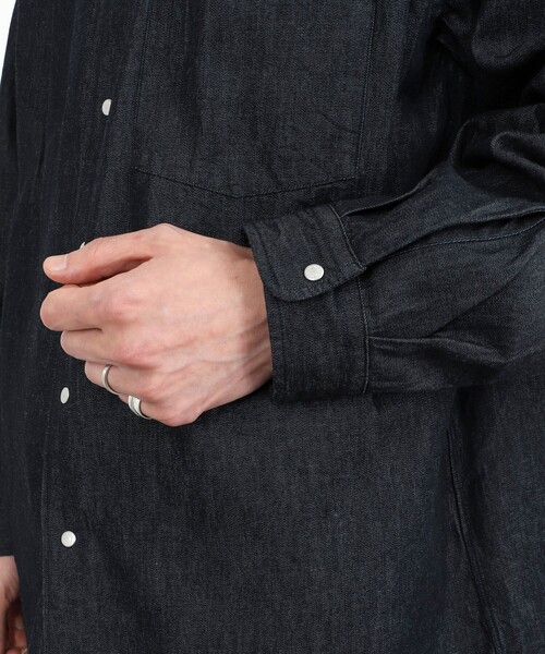 DANTON（ダントン）の「【DANTON】ダンガリー ドットボタン ボタンダウンシャツ 長袖 26SS（DT-B0293DUG）（シャツ/ブラウス・メンズ・インディゴブルー・38/40/42/44）」の19枚目の写真