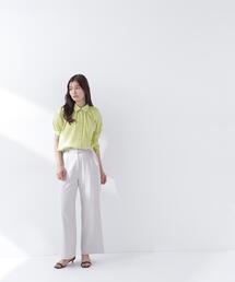 NATURAL BEAUTY BASIC | 【Oggi5月号掲載】◇<骨格ナチュラル>リネンブレンドパンツ(その他パンツ)