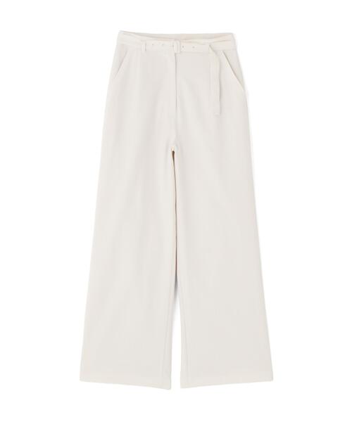 NATURAL BEAUTY BASIC(ナチュラルビューティーベーシック)の「【Oggi5月号掲載】◇<骨格ナチュラル>リネンブレンドパンツ(その他パンツ・レディース・ダークブラウン/ベージュ/オフホワイト・MEDIUM/P/S)」の4枚目の写真
