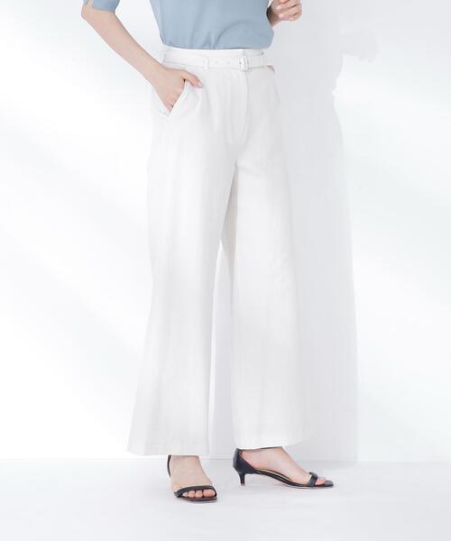 Oggi5月号掲載】◇＜骨格ナチュラル＞リネンブレンドパンツ（その他