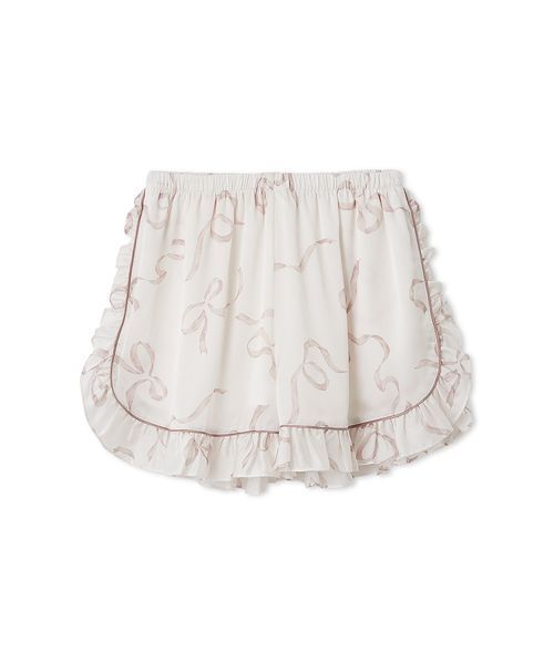 【Luxshine】【接触冷感】フリルリボンショートパンツ(ルームウェア/パジャマ)|SNIDEL HOME(スナイデルホーム)