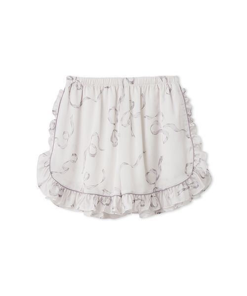 【Luxshine】【接触冷感】フリルリボンショートパンツ(ルームウェア/パジャマ)|SNIDEL HOME(スナイデルホーム)