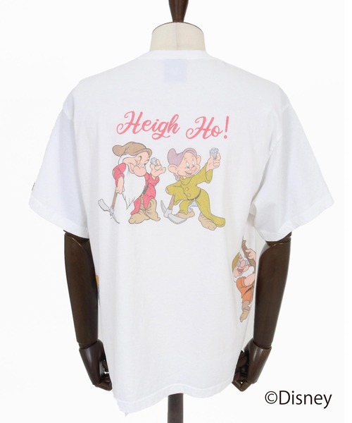 ADAM PATEK(アダムパテック)の「mt10343-ADAMPATEK -Snow White and the Seven Dwarfs multiT Tシャツ(AP2614041)(Tシャツ/カットソー・メンズ・ブラック/ホワイト・2/1)」の19枚目の写真