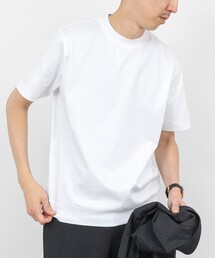 NOLLEY’S | 《ビジカジ対応》防臭・消臭 シルケットスムース クルーネックドレスTシャツ 26SS(Tシャツ/カットソー)