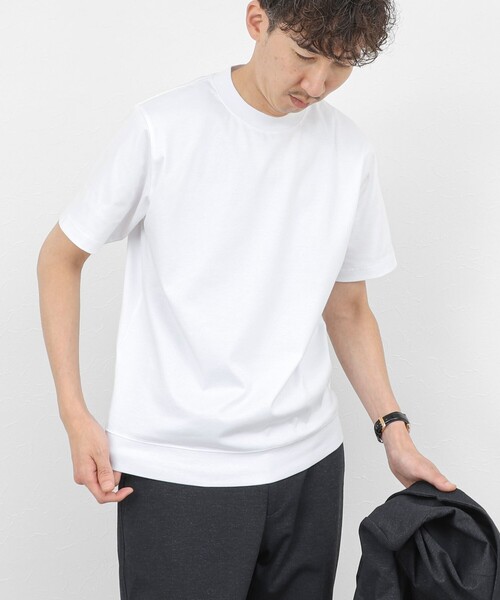 NOLLEY’S（ノーリーズ）の「《ビジカジ対応》防臭・消臭 シルケットスムース クルーネックドレスTシャツ 26SS（Tシャツ/カットソー・メンズ・チャコールグレー/ブルー/ホワイト/ダークネイビー・S/XXL/XL/L/M）」の18枚目の写真