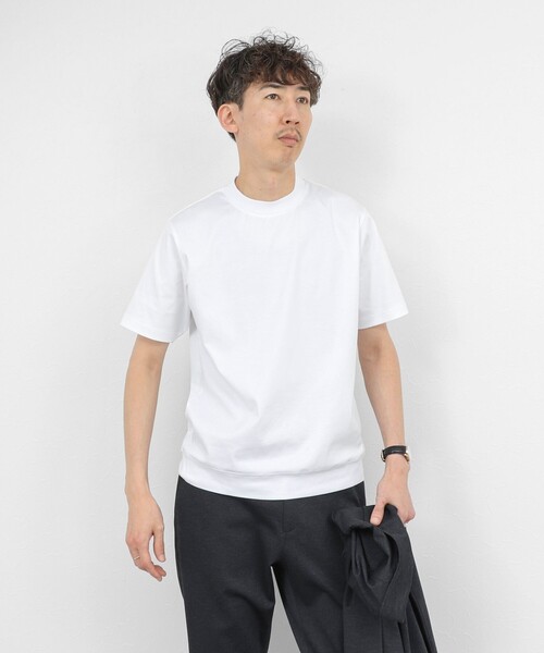 NOLLEY’S（ノーリーズ）の「《ビジカジ対応》防臭・消臭 シルケットスムース クルーネックドレスTシャツ 26SS（Tシャツ/カットソー・メンズ・チャコールグレー/ブルー/ホワイト/ダークネイビー・S/XXL/XL/L/M）」の20枚目の写真