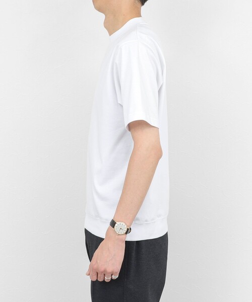 NOLLEY’S（ノーリーズ）の「《ビジカジ対応》防臭・消臭 シルケットスムース クルーネックドレスTシャツ 26SS（Tシャツ/カットソー・メンズ・チャコールグレー/ブルー/ホワイト/ダークネイビー・S/XXL/XL/L/M）」の13枚目の写真