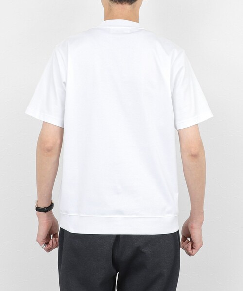 NOLLEY’S（ノーリーズ）の「《ビジカジ対応》防臭・消臭 シルケットスムース クルーネックドレスTシャツ 26SS（Tシャツ/カットソー・メンズ・チャコールグレー/ブルー/ホワイト/ダークネイビー・S/XXL/XL/L/M）」の14枚目の写真