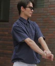 PENDLETON（ペンドルトン）の「【MAISON CLUB】Outdoor Half Sleeve Shirt / アウトドア半袖シャツ　ボックスシルエット/ビッグポケット/ドローコード/着丈調整可能/短丈/クロップド/チェック/ミニタータンチェック（シャツ/ブラウス）」