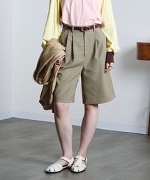 ROSE BUD | (mici)CHECK BERMUDA SHORTS(その他パンツ)