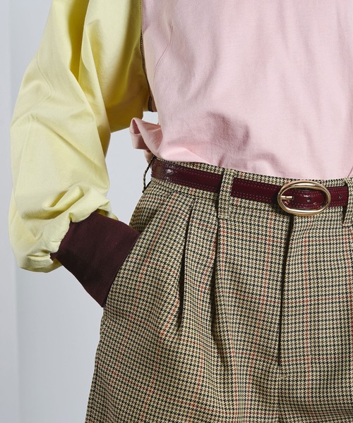 ROSE BUD(ローズバッド)の「(mici)CHECK BERMUDA SHORTS(その他パンツ・レディース・ベージュ/グリーン・S/M)」の11枚目の写真