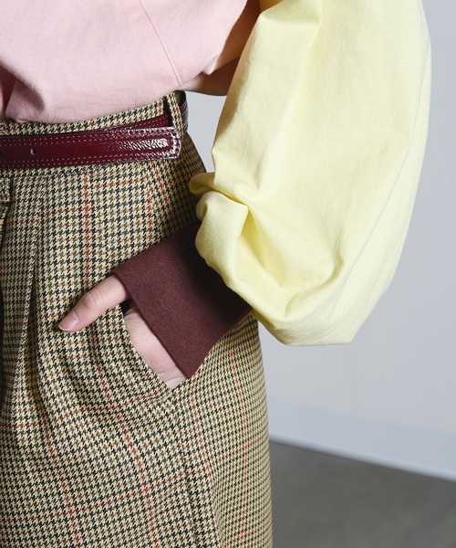 ROSE BUD(ローズバッド)の「(mici)CHECK BERMUDA SHORTS(その他パンツ・レディース・ベージュ/グリーン・S/M)」の12枚目の写真