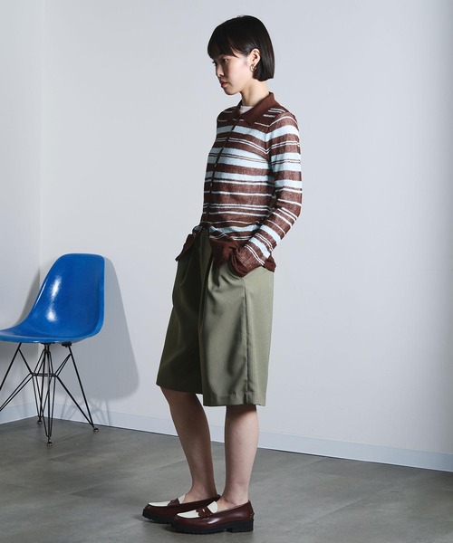 ROSE BUD(ローズバッド)の「(mici)CHECK BERMUDA SHORTS(その他パンツ・レディース・ベージュ/グリーン・S/M)」の19枚目の写真