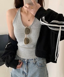 【カップ付き/7色展開】カラバリベーシックキャミソール