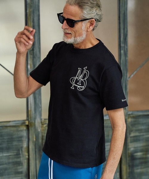Maison code 13(メゾンコードサーティーン)の「mt10348-super heavyweight 10oz tee Tシャツ(M26S-29)(Tシャツ/カットソー・メンズ・グリーン系その他/ホワイト/ブラック・S/M/L/XL)」の13枚目の写真