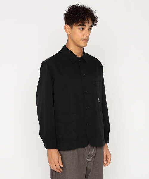 DANTON(ダントン)の「Men's Dotair Long Sleeve Coverall Shirt(ダウンジャケット/コート・メンズ・ブラック/チャコール/ネイビー・40/42/44)」の5枚目の写真