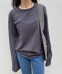 Ameri（アメリ）の「LOW BASIC LONG SLEEVE KNIT TOP（ニット/セーター）」