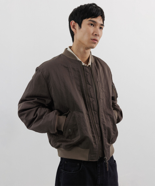 BLANKROOM(ブランクルーム)の「MA-1ジャケット_エイジドオーク(ブルゾン・メンズ・その他・1/2/3)」の5枚目の写真