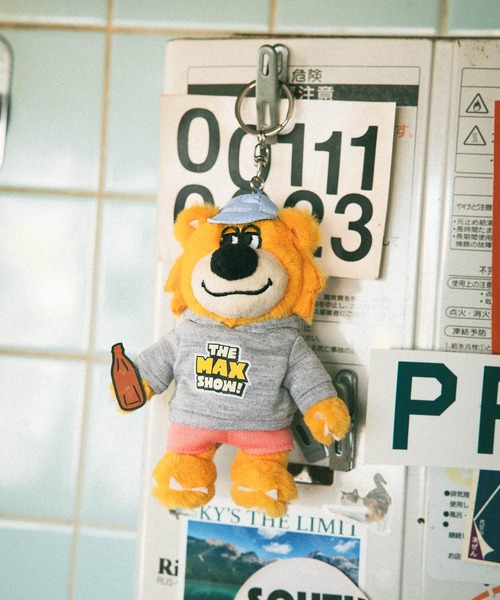 BAYFLOW（ベイフロー）の「【THE MAX SHOW!】ヌイグルミチャーム（キーホルダー・レディース・グレー/ブルー・0）」の2枚目の写真
