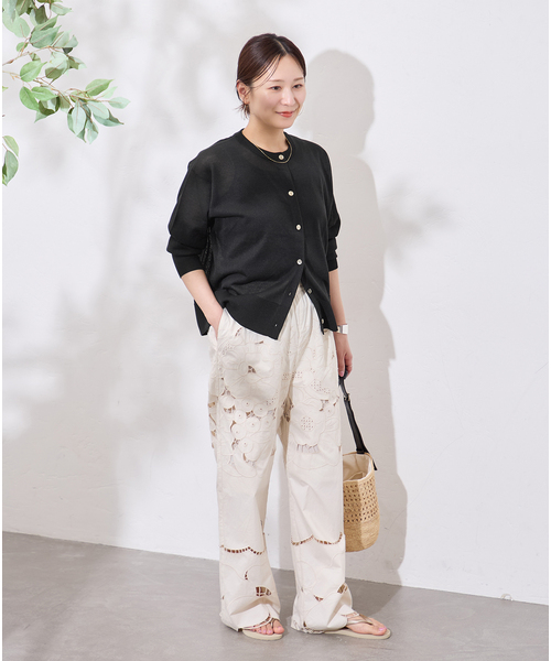 JOURNAL STANDARD（ジャーナルスタンダード）の「【UVカット・抗菌】パーフェクトサマーカーディガン（カーディガン/ボレロ・レディース・レッド/ブラック/キャメル・FREE）」の11枚目の写真
