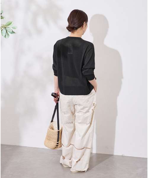 JOURNAL STANDARD（ジャーナルスタンダード）の「【UVカット・抗菌】パーフェクトサマーカーディガン（カーディガン/ボレロ・レディース・レッド/ブラック/キャメル・FREE）」の13枚目の写真