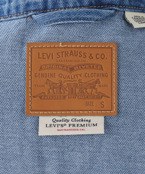 journal standard L'essage(ジャーナルスタンダードレサージュ)の「【LEVI'S/リーバイス】 WOMEN'S 90S TRUCKER:Gジャン(デニムジャケット・レディース・サックスブルー・SMALL)」の7枚目の写真