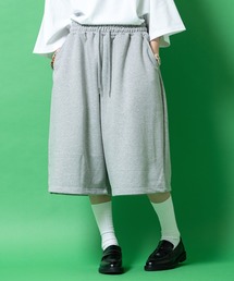 a.p.o.v. スウェットスーパーワイドバギーハーフパンツ
