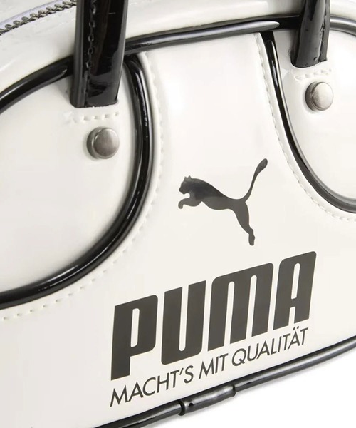 PUMA(プーマ)の「プーマ【PUMA】- グリップバッグ【1976 MICRO GRIP BAG PUMA WHITE-PUMA BLACK 091824-08】(ショルダーバッグ・レディース・ホワイト・ONE SIZE)」の3枚目の写真