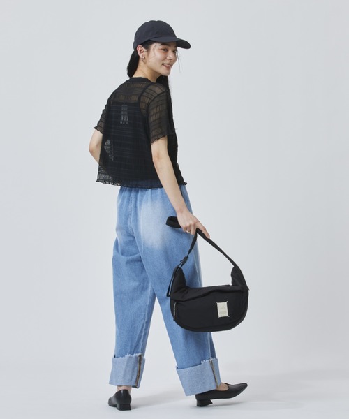 adidas(アディダス)の「【別注】アディダス adidas W SMOCKED SS TEE AP 限定コラボ(Tシャツ/カットソー・レディース・ブルー/オフホワイト/ブラック・S/M/L/XL)」の17枚目の写真