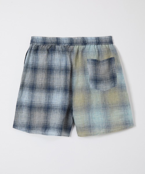 leinwande(ラインヴァンド)の「Combination Check Shorts / コンビネーションチェックショーツ(その他パンツ・レディース・ブルー/オレンジ・ONE SIZE)」の8枚目の写真