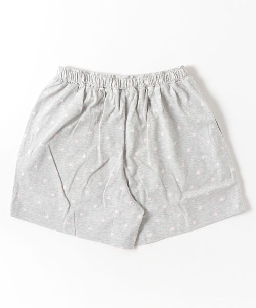 DOUBLE STANDARD CLOTHING（ダブルスタンダードクロージング）の「ハートカット ジャガードショートパンツ（その他パンツ・レディース・グレー/サックスブルー・38/36）」の3枚目の写真