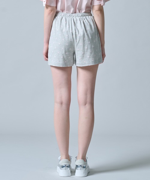 DOUBLE STANDARD CLOTHING（ダブルスタンダードクロージング）の「ハートカット ジャガードショートパンツ（その他パンツ・レディース・グレー/サックスブルー・38/36）」の7枚目の写真
