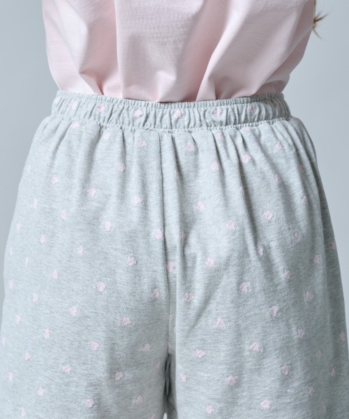 DOUBLE STANDARD CLOTHING（ダブルスタンダードクロージング）の「ハートカット ジャガードショートパンツ（その他パンツ・レディース・グレー/サックスブルー・38/36）」の11枚目の写真