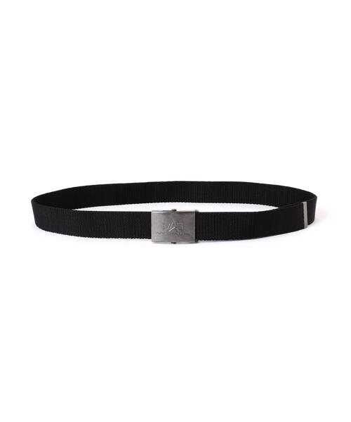 Alpha Industries(アルファインダストリーズ)の「Alpha Industries/アルファインダストリーズ/Heavy Duty Belt/ヘビー デューティー ベルト(ベルト・メンズ・ブラック・F)」の1枚目の写真