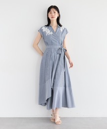 YECCA VECCA（イェッカヴェッカ）の「フラワーレースカシュクールワンピース（ワンピース）」