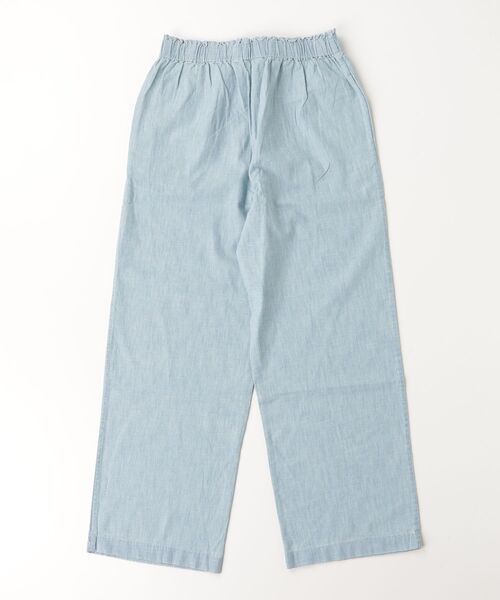 POLO RALPH LAUREN CHILDRENSWEAR(ポロ ラルフ ローレン チルドレンズウェア)の「インディゴ シャンブレー ワイドレッグ パンツ(その他パンツ・キッズ・ブルー・10/14/16/7)」の7枚目の写真