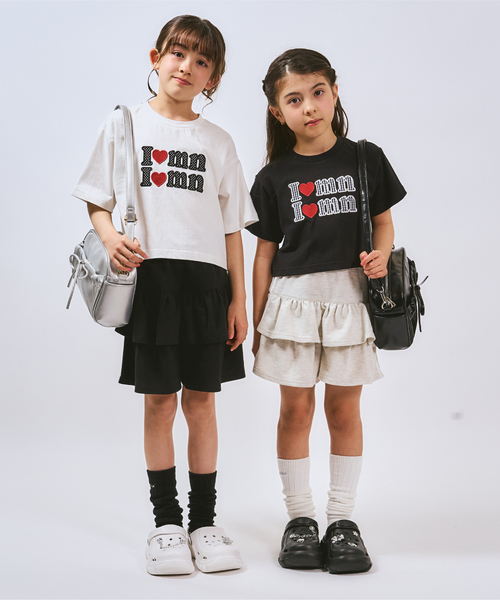 minimal(ミニマル)の「リボンショルダーバッグ(バックパック/リュック・キッズ・ピンク/ブラック/シルバー・F)」の8枚目の写真