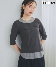 mysty woman | シアーレイヤードカットSET 678688(Tシャツ/カットソー)
