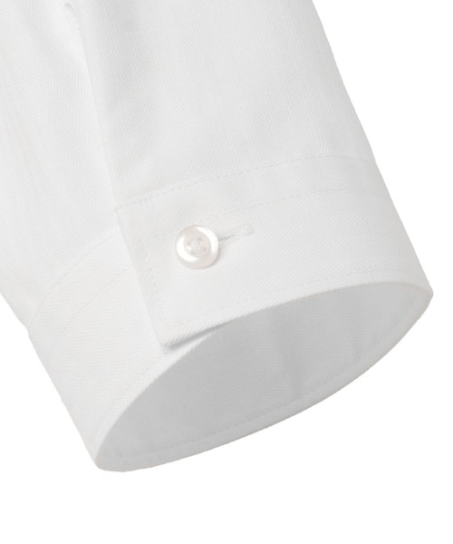 TOKYO SHIRTS(トウキョウシャツ)の「【透け防止】 形態安定ノンアイロン レギュラー 7分袖ビジネスワイシャツ(ビジネスシャツ・レディース・ホワイト・XS/S/M/L/LL/XL)」の5枚目の写真