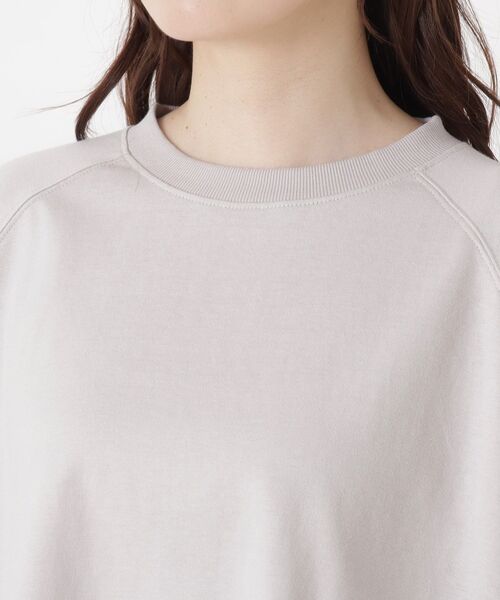 one'sterrace(ワンズテラス)の「クルーネック 7分袖ムジプルオーバー(Tシャツ/カットソー・レディース・グリーン系その他6/ブラック系8/ホワイト系9/ベージュ系その他7・02)」の8枚目の写真