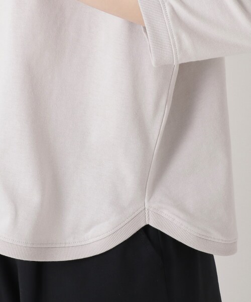 one'sterrace(ワンズテラス)の「クルーネック 7分袖ムジプルオーバー(Tシャツ/カットソー・レディース・グリーン系その他6/ブラック系8/ホワイト系9/ベージュ系その他7・02)」の10枚目の写真