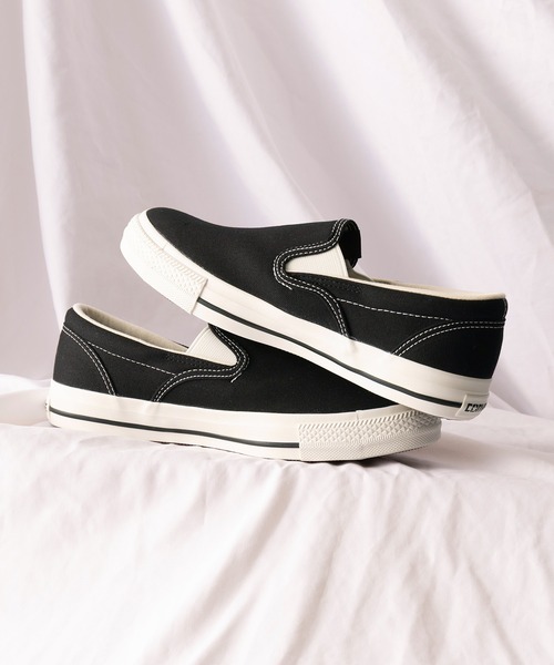 CONVERSE(コンバース)の「【CONVERSE】CXP SLIP-ON(スリッポン・レディース・ブラック/グレー・7/6.5/5.5/5/4.5/4/7.5/8/8.5/9/9.5)」の1枚目の写真